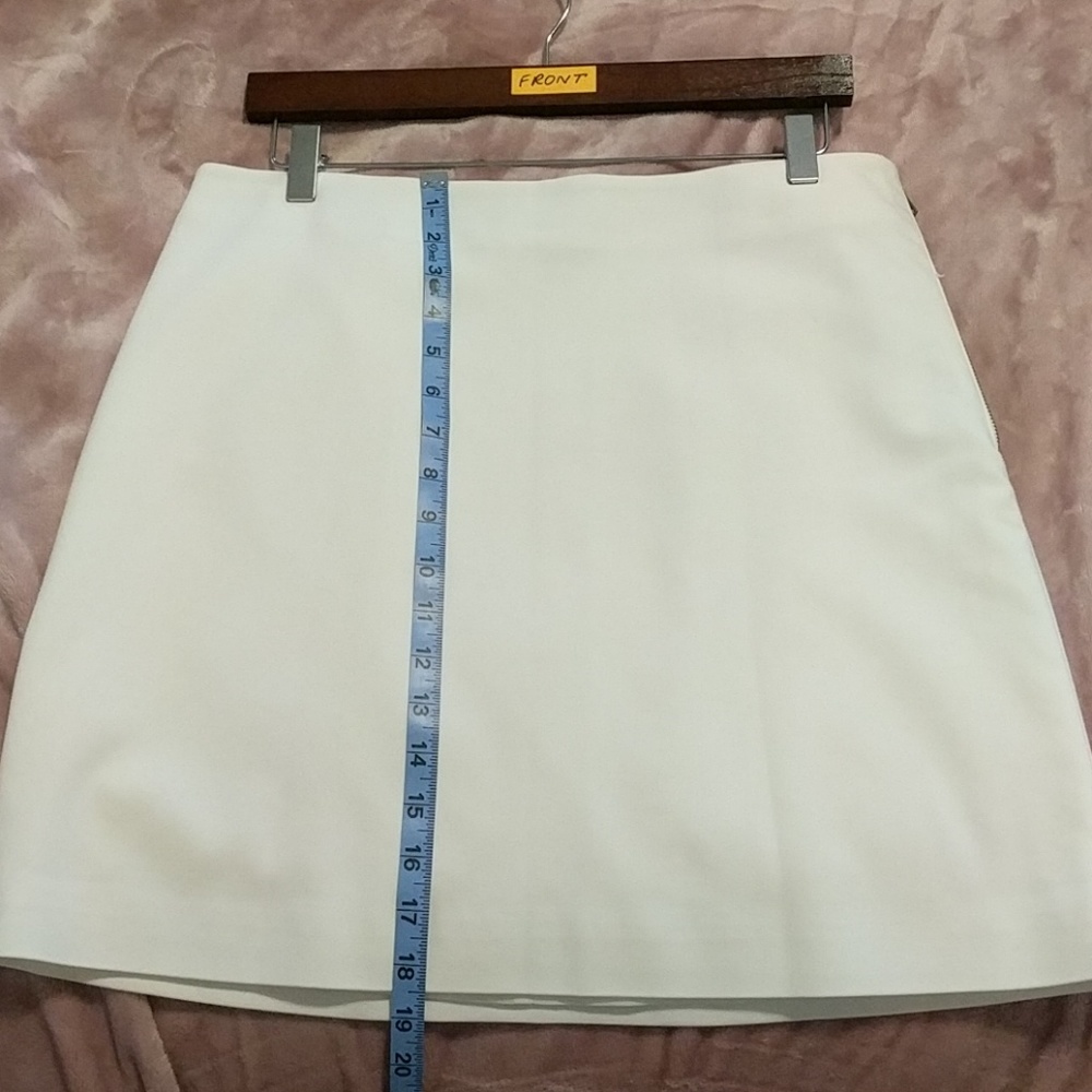 LAST DAY ⭐Ann Taylor White A-line Skirt - Picture 7 of 7